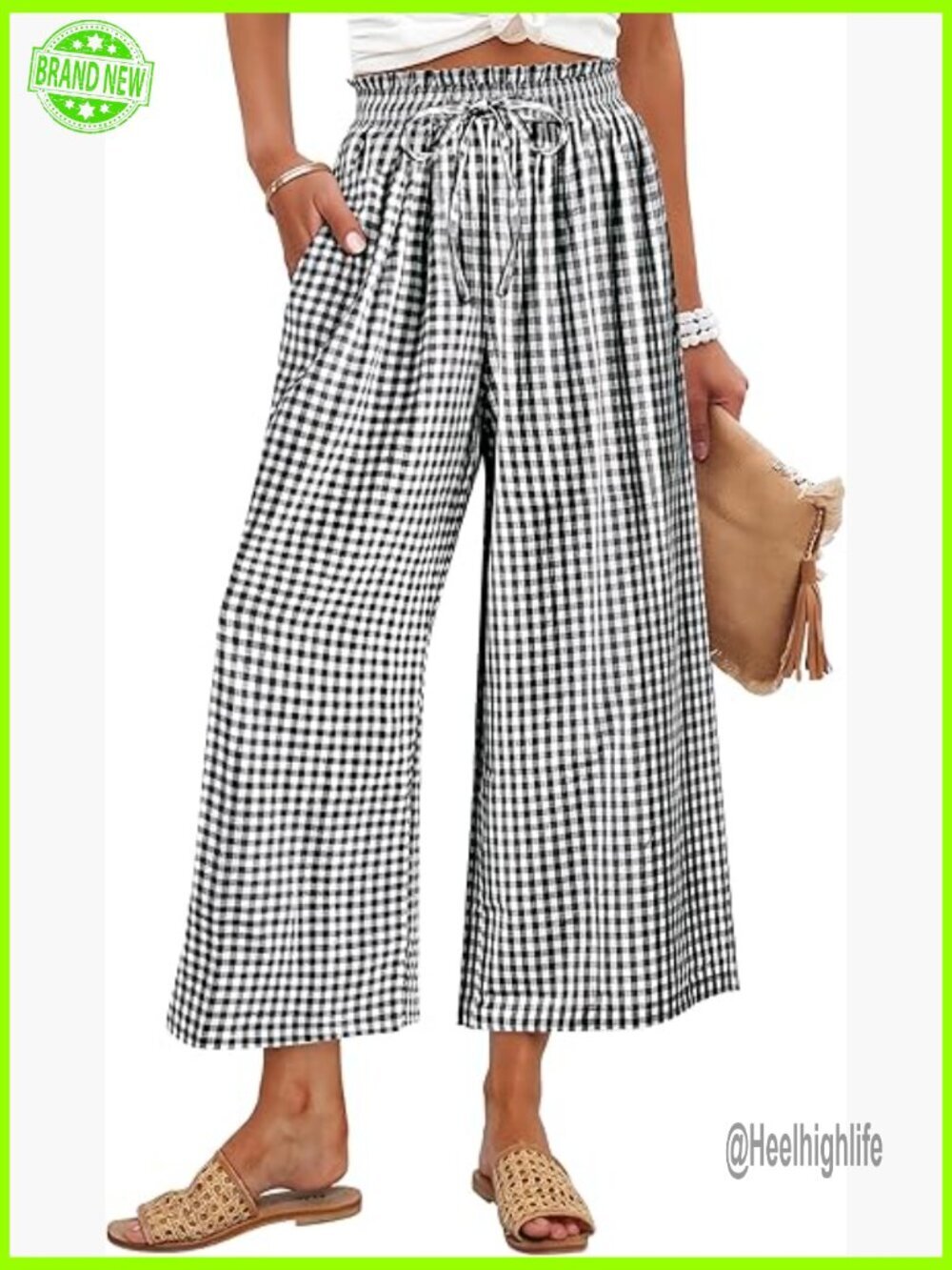 Wide Leg Palazzo Pants with Pockets, 100% Rayon, Casual Lounge Wear
